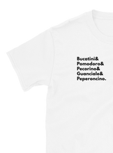 Carica l'immagine nel visualizzatore di Gallery, T-shirt unisex - Ricetta Amatriciana